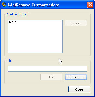 Customizing Menus & Toolbars