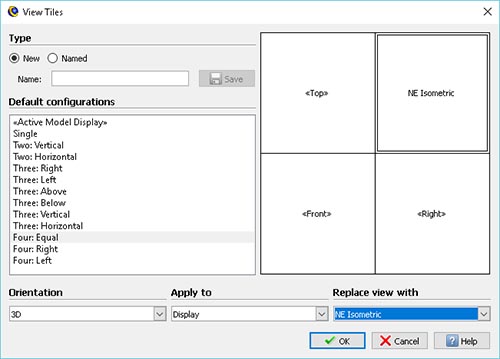 Working with Tiled Views in CADopia