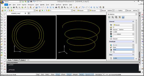 2D SPIRAL and 3D HELIX