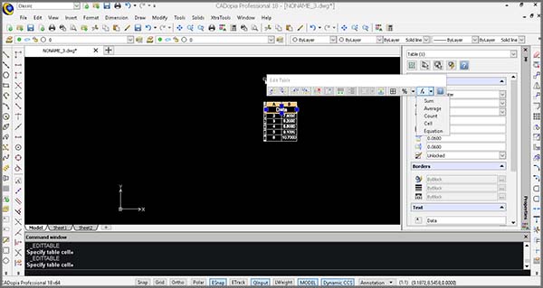 Formulas in Tables and Export to Excel