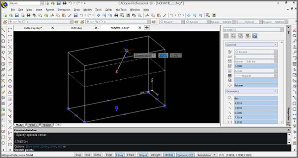 Modify 3D solid primitives